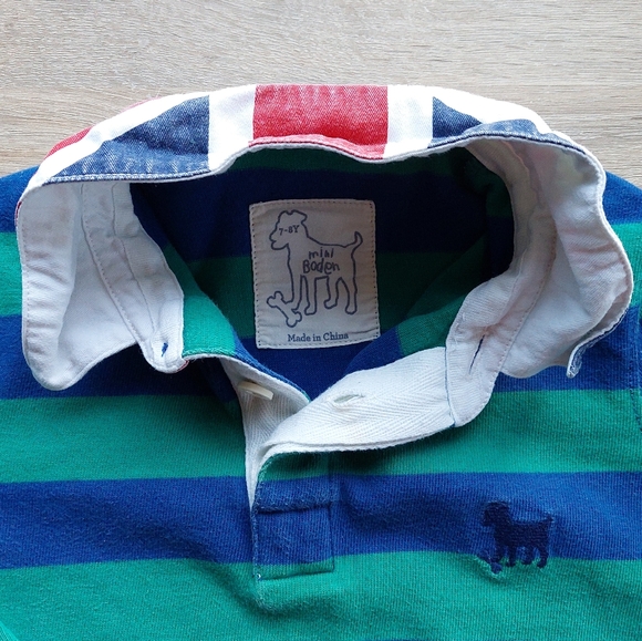 Mini Boden rugby polo 7-8 years - Picture 4 of 16